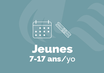 7-17 ans Jeunes - 5 semaines